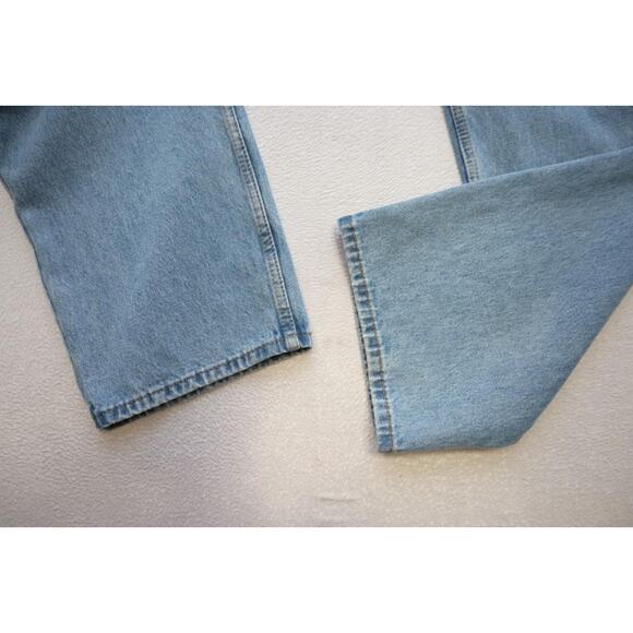 Levi's 550 Relaxed Fit Straight Blue Denim Jeans Rugged Mens Sz 42 x 32 - Picture 3 of 10